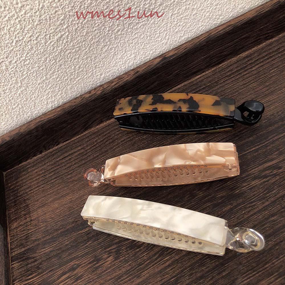 Kẹp Tóc Đuôi Ngựa Axit Acetic 15H Thiết Kế Đơn Giản Xinh Xắn Cho Nữ Giá Đỡ