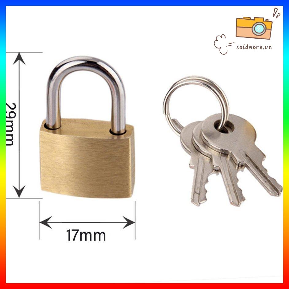 Kích Thước Nhỏ Chó Sói Đồng Móc Khóa Đầu Sói Khóa Bằng Đồng Ổ Khóa Nhỏ Ổ Khóa Cửa Chống Gỉ Lõi Khóa Với 3 Chìa Khóa