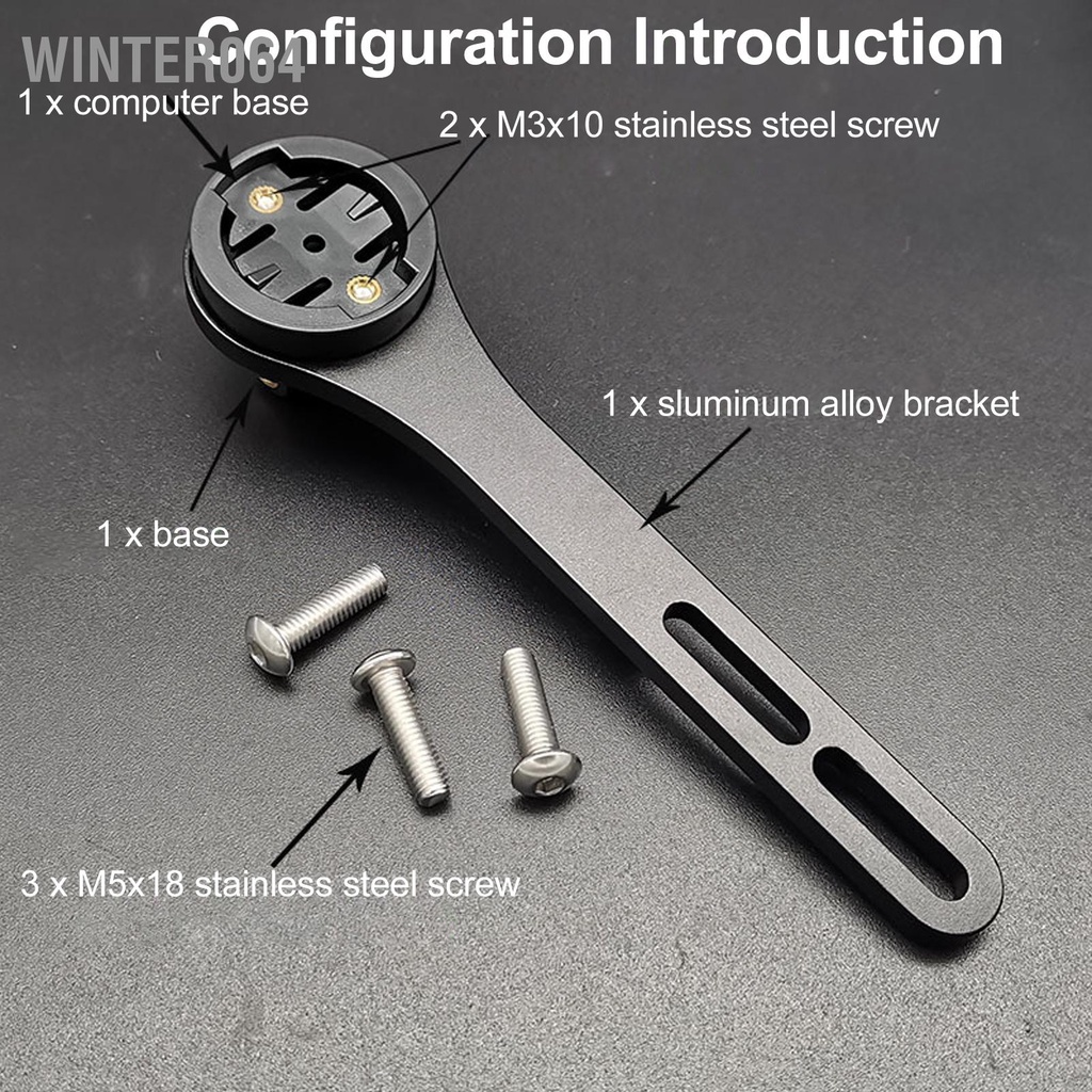 Winter064 Hợp Kim Nhôm Tay Lái Xe Đạp Máy Tính Gắn Ra Trước Giá Đỡ