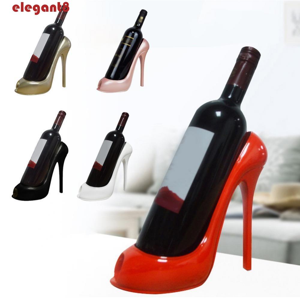 Giá Đỡ Chai Rượu Hình Giày Cao Gót Bằng Nhựa Resin Độc Đáo Sáng Tạo