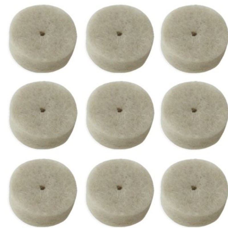 Bộ 10 Bánh Xe Đánh Bóng 1 / 2 &quot;Kèm Trục Quay