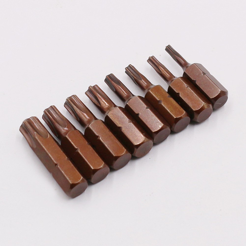 Bộ 12 Mũi Tuốc Nơ Vít Đầu Lục Giác Từ Tính Có Lỗ 25mm