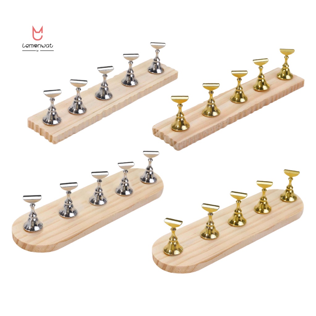 Giá Đỡ Trưng Bày Móng Tay Giả Trọng Lượng Nhẹ Bằng Gỗ