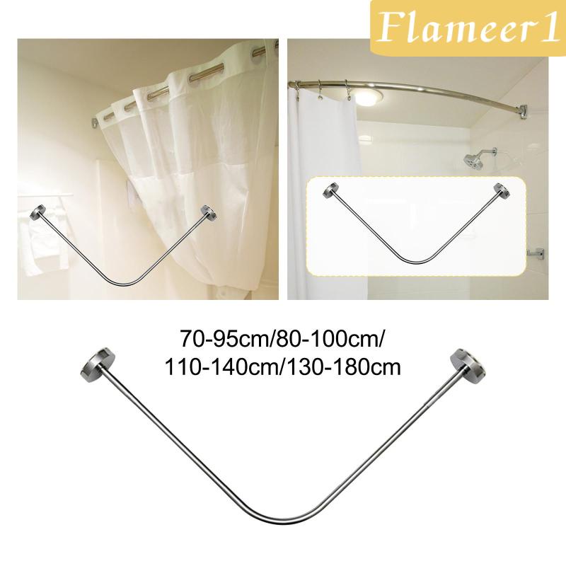 [Flameameer1] Thanh Treo Rèm Cửa Nhà Tắm Kéo Dài Được