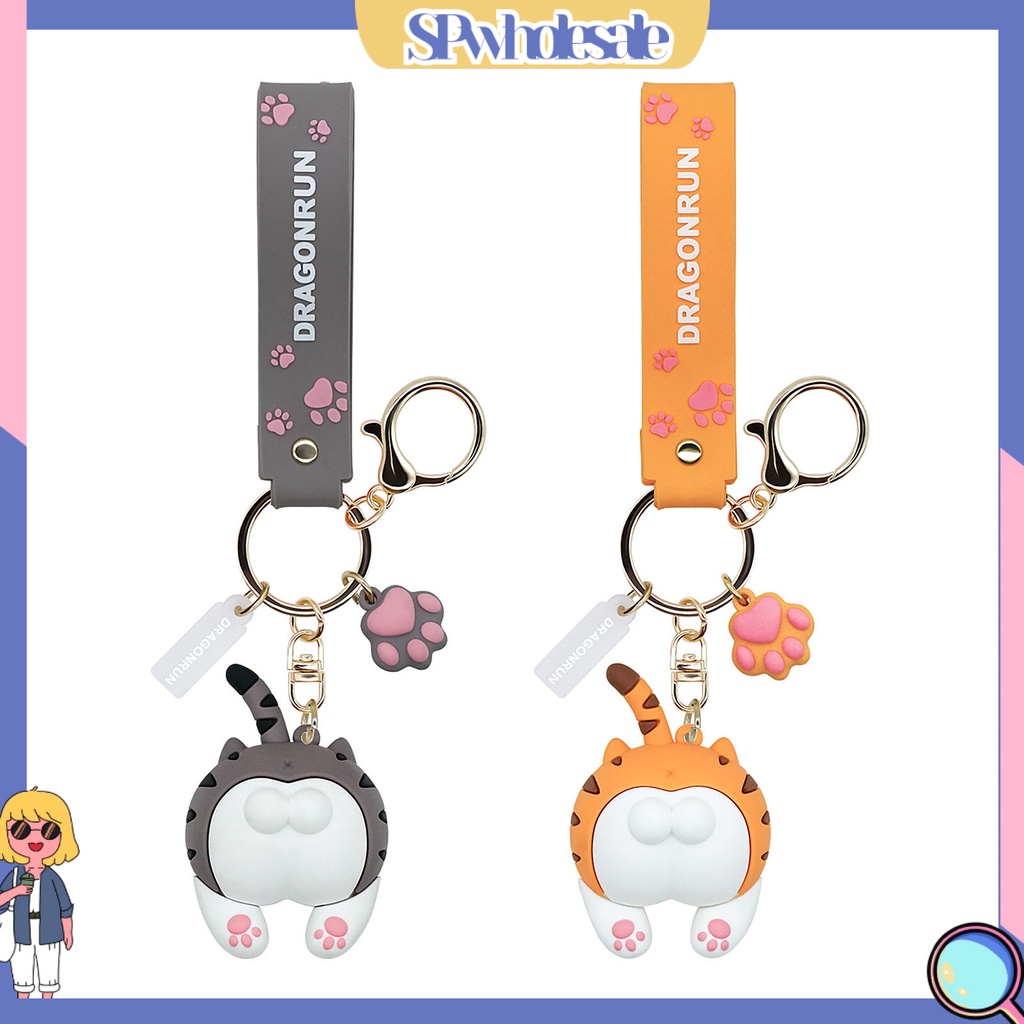 <SPwholesale> Móc Khóa Hình Mông Mèo Hoạt Hình Đáng Yêu