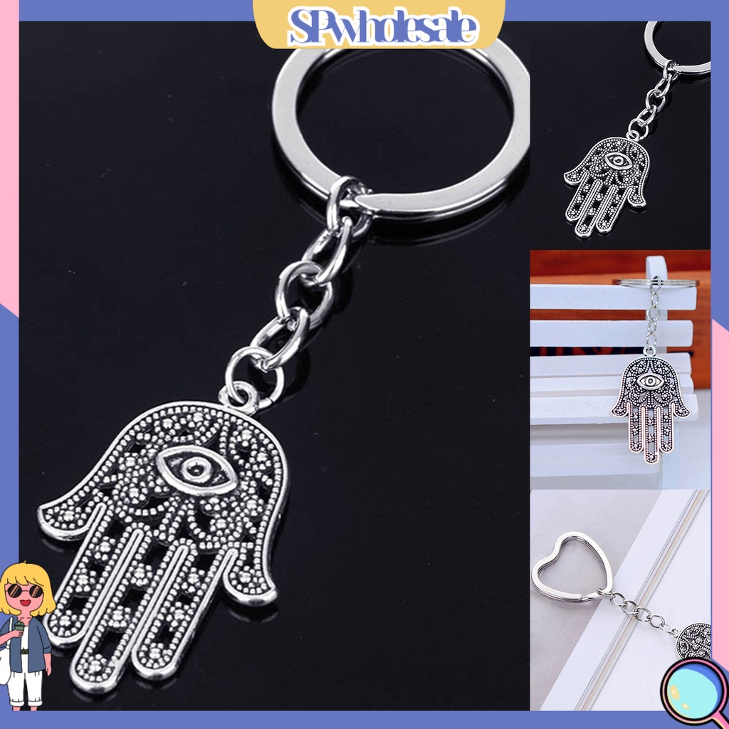 &lt;SPwholesale&gt; Móc Khóa Hình Bàn Tay Hamsa Độc Đáo