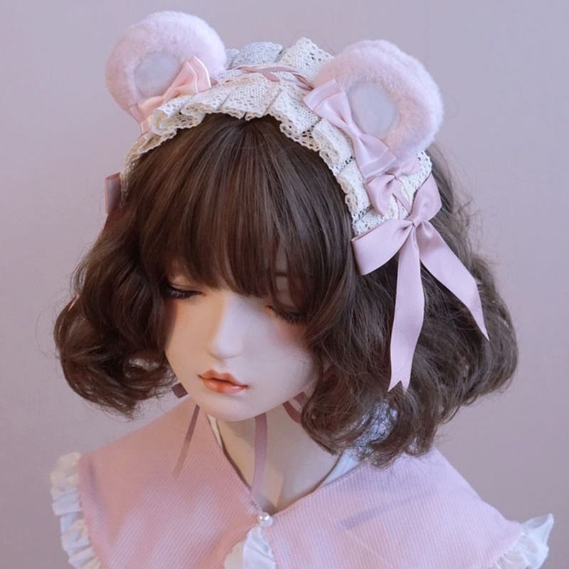 Băng Đô Ren Tai Gấu Đáng Yêu Dành Cho Tuổi Teen / Lễ Hội