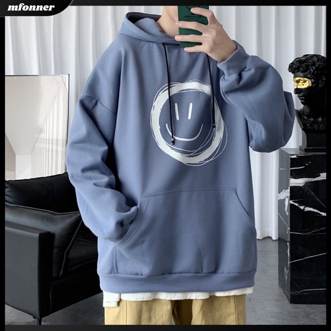 Áo Hoodie Dày Dặn Giữ Ấm Thời Trang Cho Nam