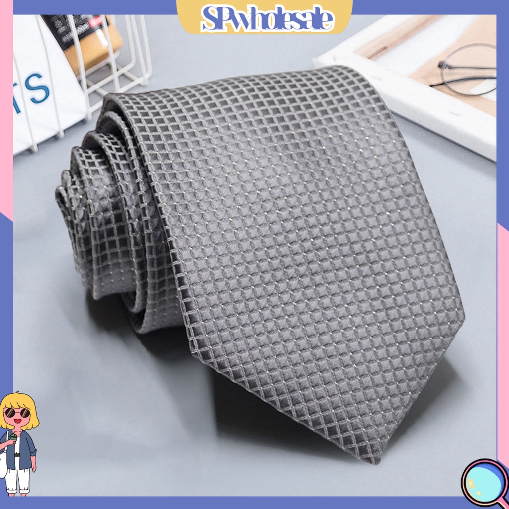 &lt;SPwholesale&gt; Cà Vạt Màu Trơn Nhẹ Thoải Mái Dễ Phối Đồ Cà Vạt Cho Nam