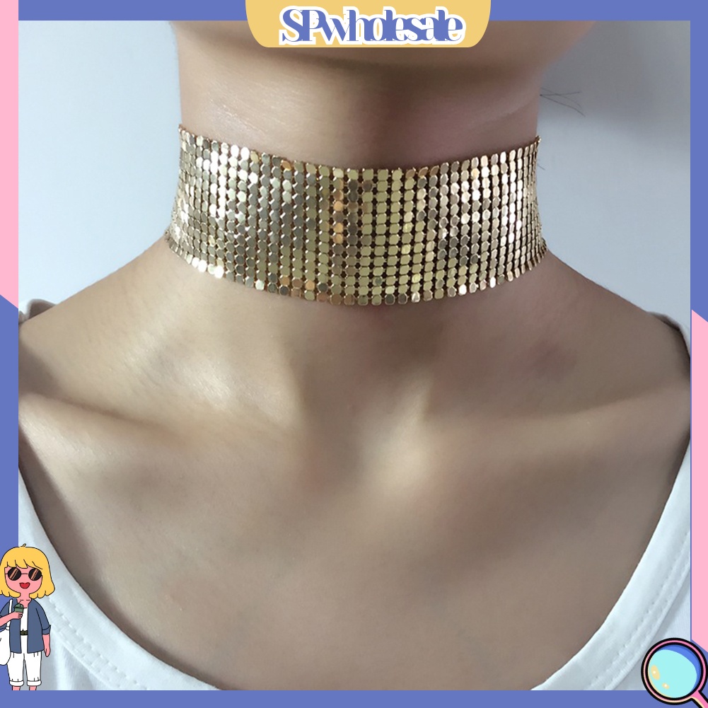 &lt;SPwholesale&gt; Vòng Cổ Choker Kim Sa Thời Trang Cho Nữ