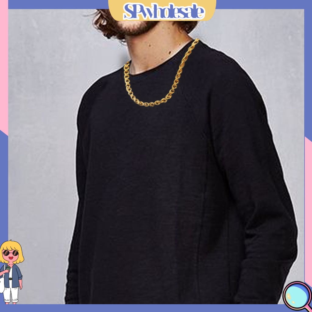 &lt;SPwholesale&gt; Vòng cổ Dạng Chuỗi Xoắn Bằng Sắt Phong Cách Hip Hop &gt; Cho Nam