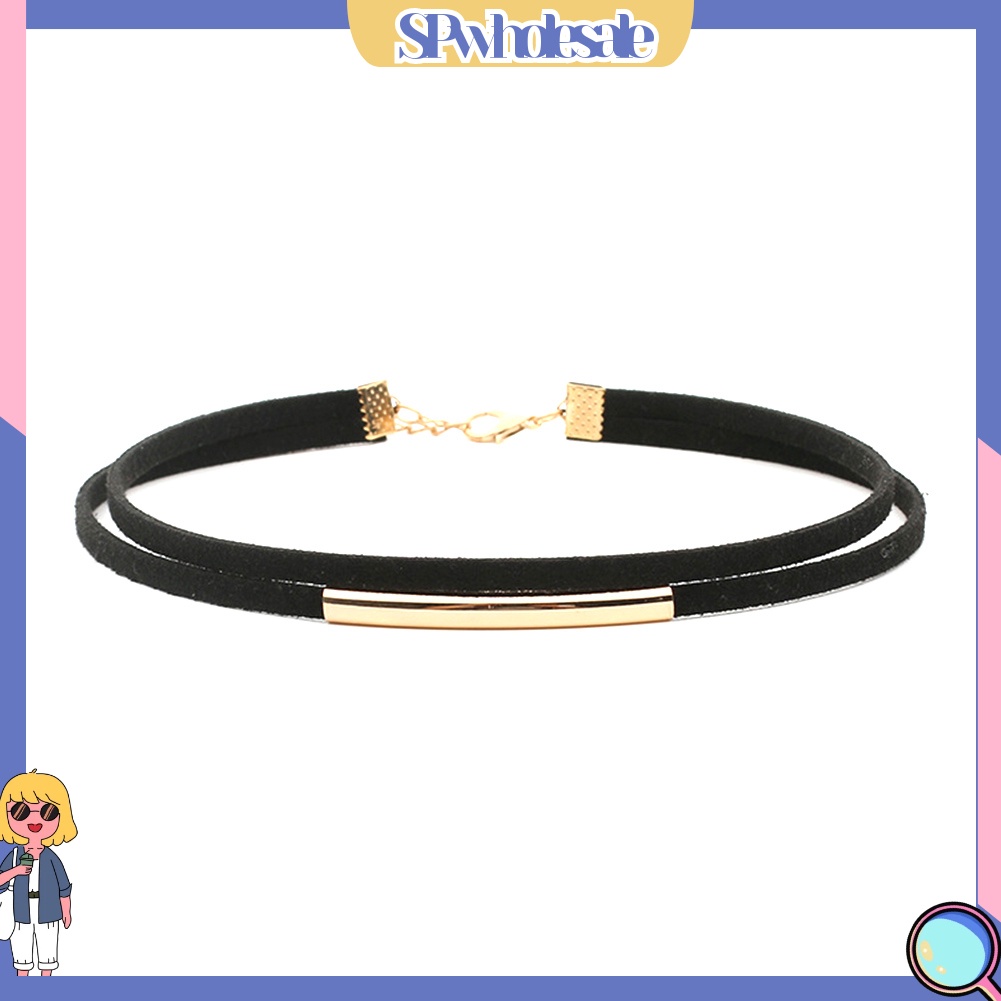 &lt;SPwholesale&gt; Vòng Cổ Choker Hai Lớp Phong Cách Gothic Cho Nữ