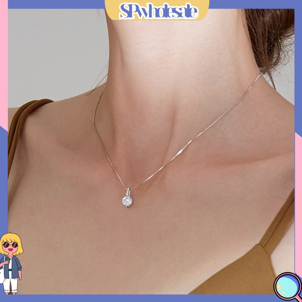 &lt;SPwholesale&gt; Vòng Cổ Choker Đính Đá Hình Giọt Nước Lấp Lánh Thời Trang Cho Nữ