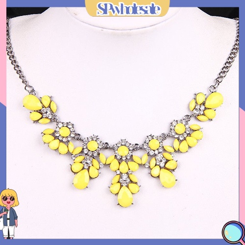 &lt;SPwholesale&gt; Vòng Cổ Choker Đính Hoa Phong Cách Bohemian Cổ Điển Dành Cho Nữ