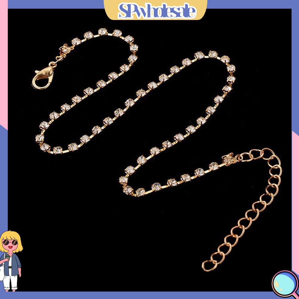 &lt;SPwholesale&gt; Vòng Cổ Choker Đính Đá Lấp Lánh Thời Trang Cho Nữ