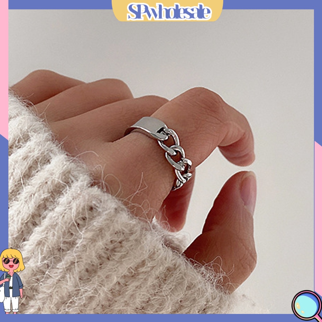 &lt;SPwholesale&gt; Nhẫn Kim Loại Đính Đá Zircon Màu Xanh Lá Kiểu Pháp Cho Club