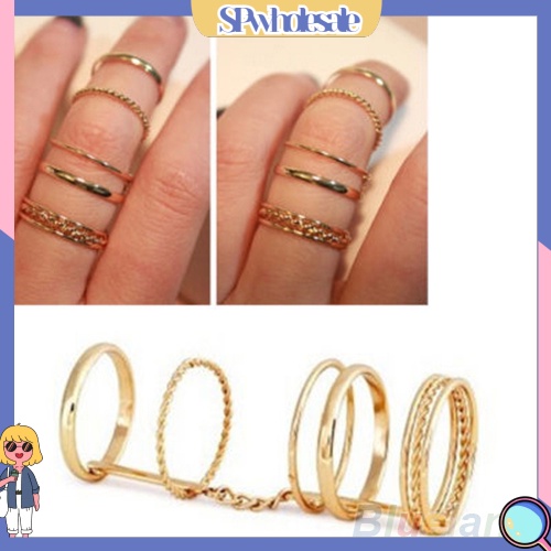 &lt;SPwholesale&gt; 1 Nhẫn Đeo Khớp Ngón Tay Thời Trang Cho Nữ