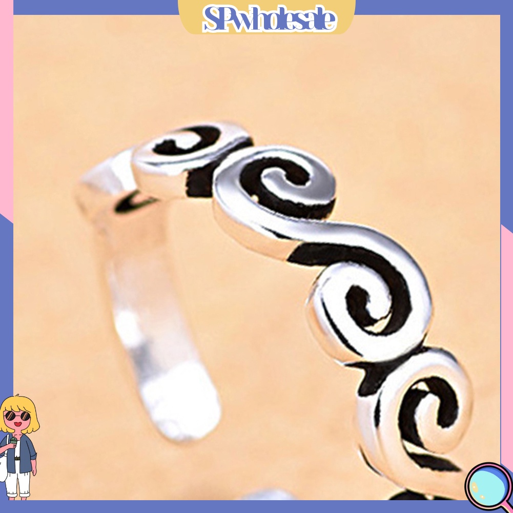 &lt;SPwholesale&gt; Nhẫn Hở Hình Đám Mây Thời Trang Cho Nữ