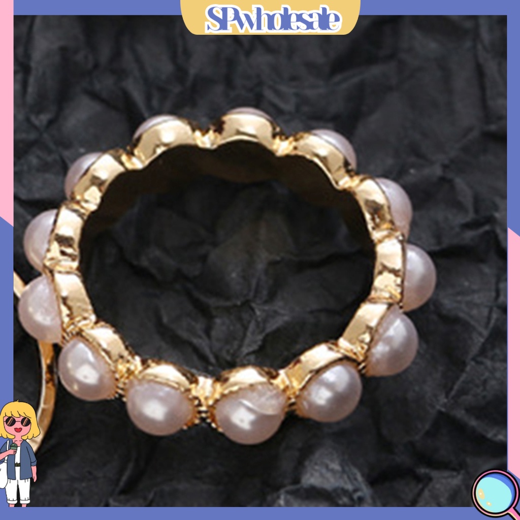 &lt;SPwholesale&gt; Set 4 Nhẫn Bắt Sáng Tinh Tế Bền Bỉ Cho Tiệc Cưới