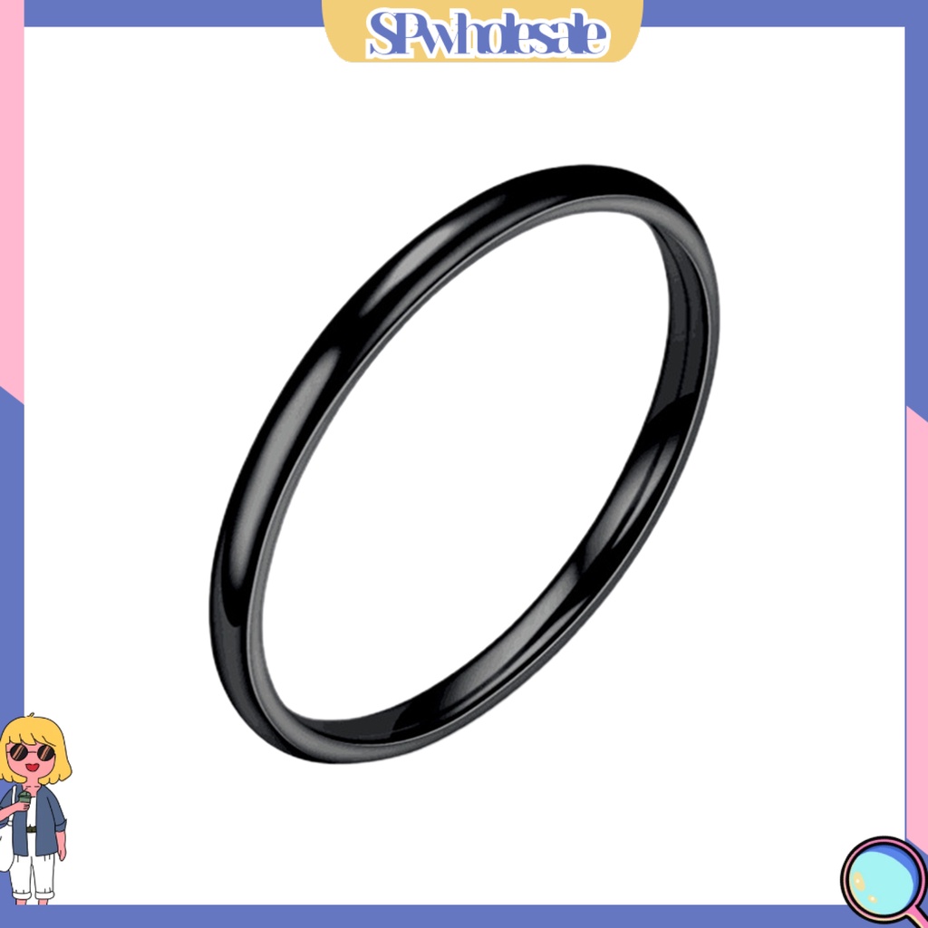 &lt;SPwholesale&gt; Nhẫn Xếp Chồng Lên Nhau Đơn Giản Mượt Mà Thanh Lịch Cho Sinh Nhật