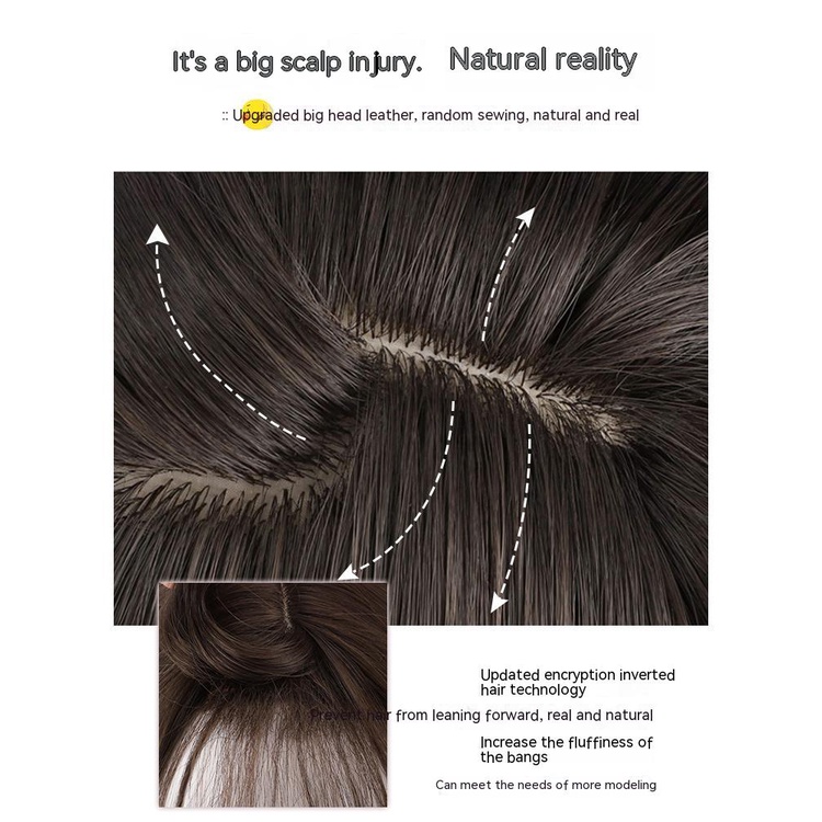 Tóc Giả Dài Thẳng Tự Nhiên Thời Trang Cho Nữ