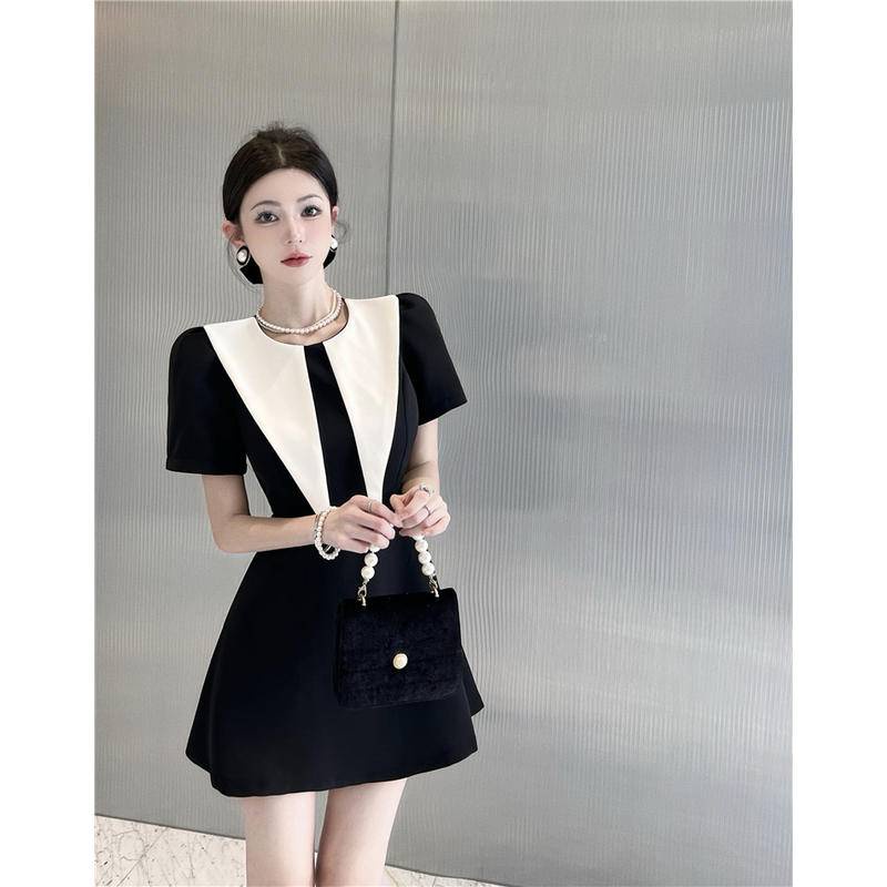 Phong Cách Sang Trọng Cao Cấp Đầm Ôm Eo Mỏng Cỡ Lớn Phong Cách Đường Phố Pháp Thời Trang Mùa Hè Niche