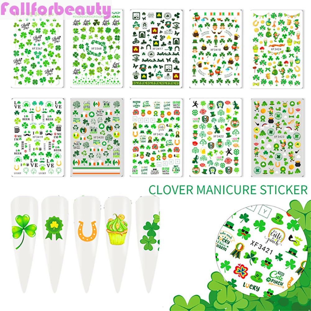 Miếng Dán Trang Trí Móng Tay 3D May Mắn