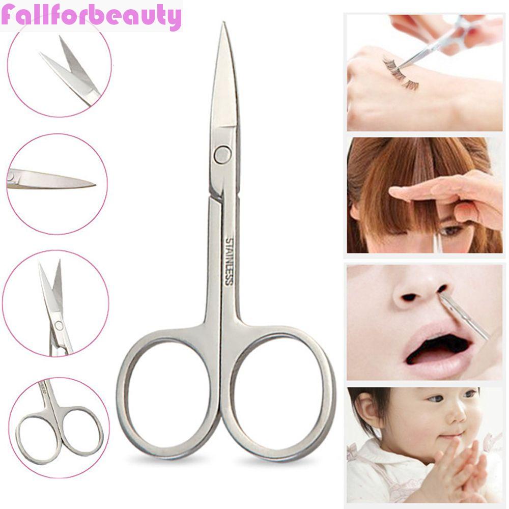 Kéo Trang Điểm Làm Đẹp Chống Rơi Tiện Dụng|Dụng Cụ Tỉa Lông Mũi Với Đầu Nhọn Tiện Dụng