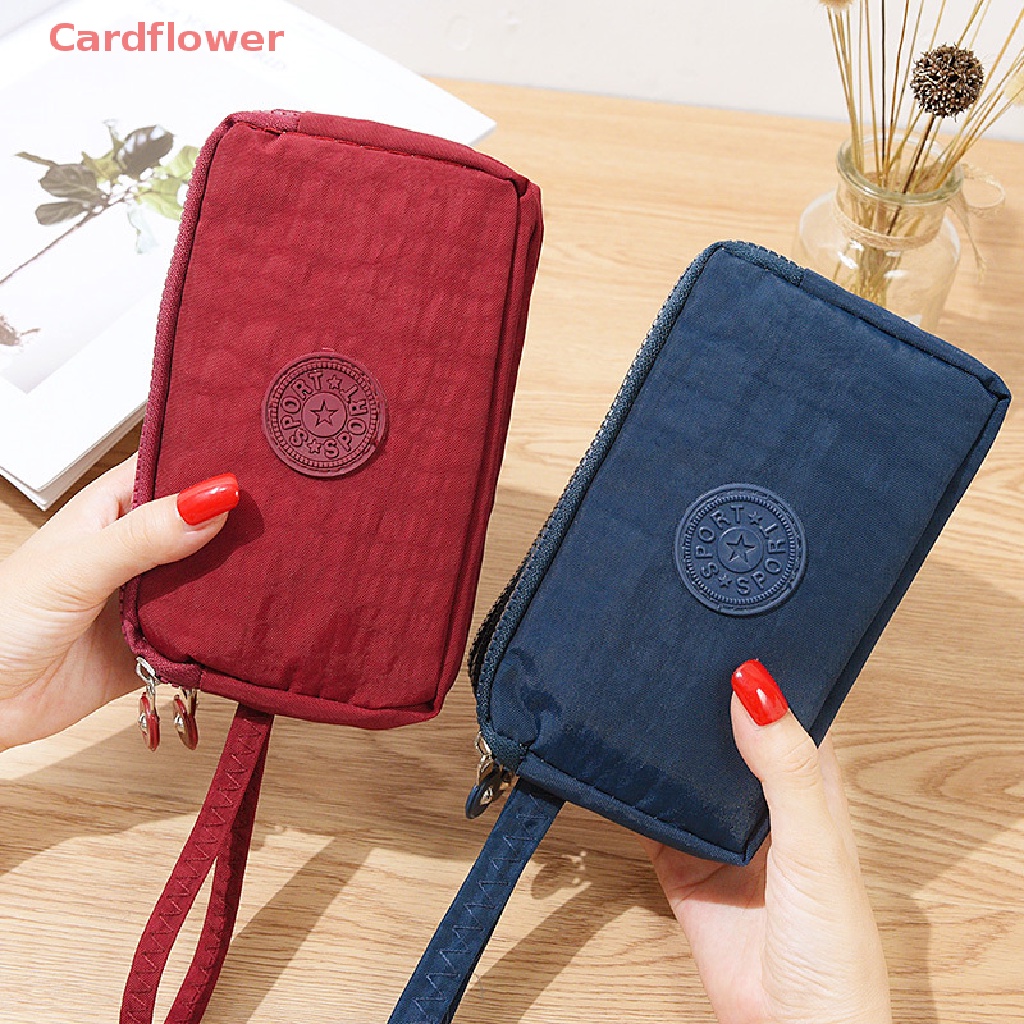 Ví Dài Nữ Cầm Tay Vải Canvas 12 Màu Mới