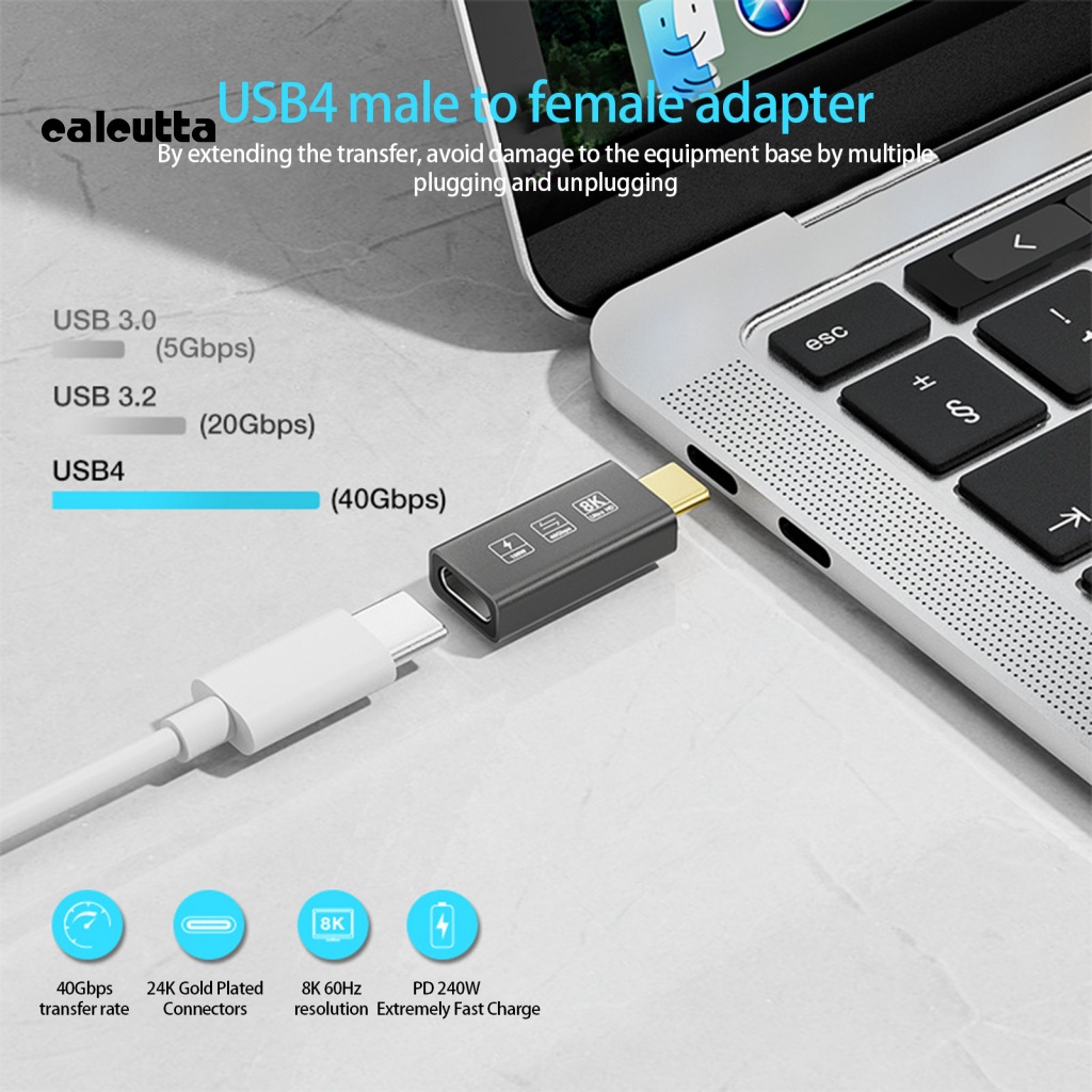 Bộ Chuyển Đổi Nguồn Điện Type-C Sang Ổ Cắm 8K 60hz