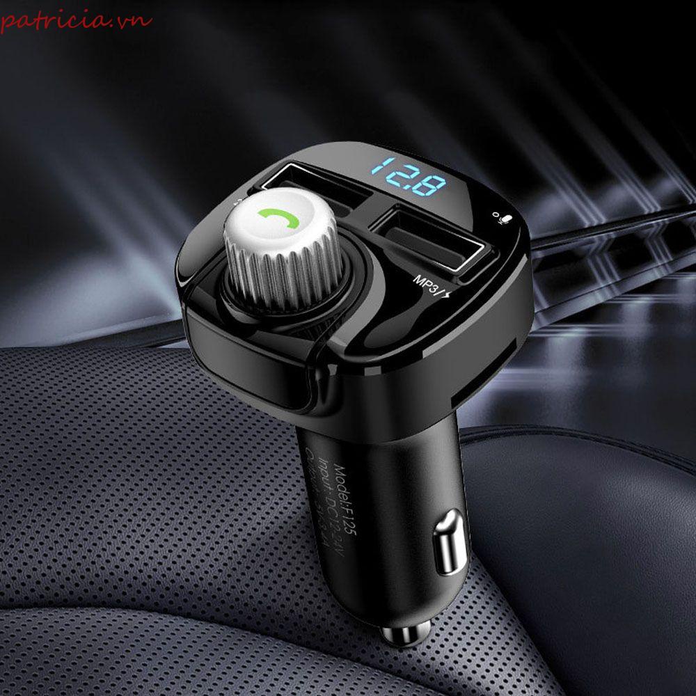 Tẩu Sạc Hai Cổng USB Kiêm Máy Nghe Nhạc MP3 FM Thông Dụng Cho Xe Hơi