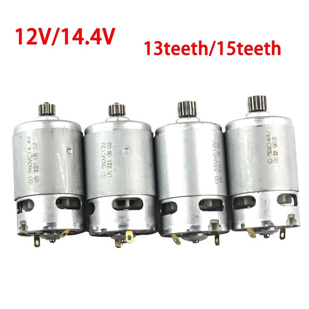 Động Cơ Thay Thế DC RS550 13teeth / 15teeth Cho BOSCH TSR1080-2-LI GSR120LI 12V 14.4V