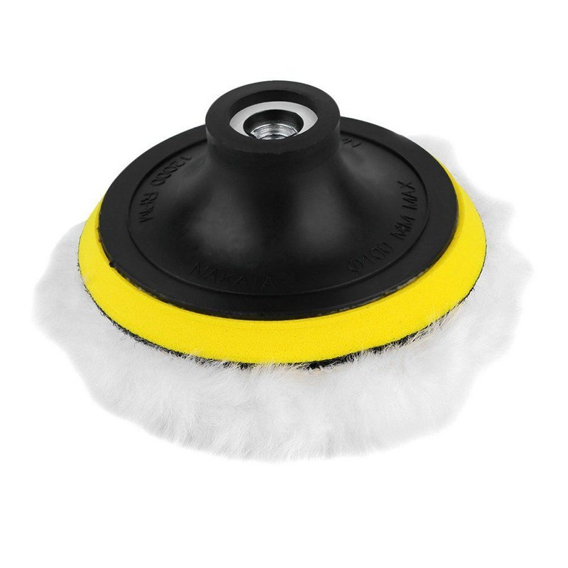 Bộ Đệm Đánh Bóng Xe Hơi 4 &quot;Kèm Đầu Chuyển Đổi Mũi Khoan Tiện Dụng