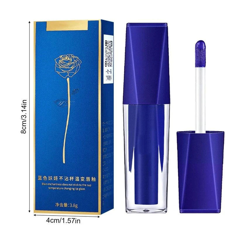 Son Môi Dạng Lỏng Lâu Trôi Chống Thấm Nước Thay Đổi Màu Sắc Theo Nhiệt Độ Không Dính Thành Cốc