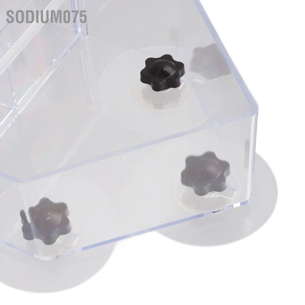 Sodium075 Cửa Sổ Cho Chim Ăn Khay Có Thể Tháo Rời Trong Suốt Bền Nhẹ Với 3 Đầu Hút Mạnh Gia Đình