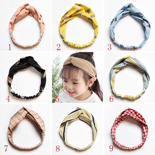 Băng đô turban vải rửa mặt cute, cài tóc xinh cho bé