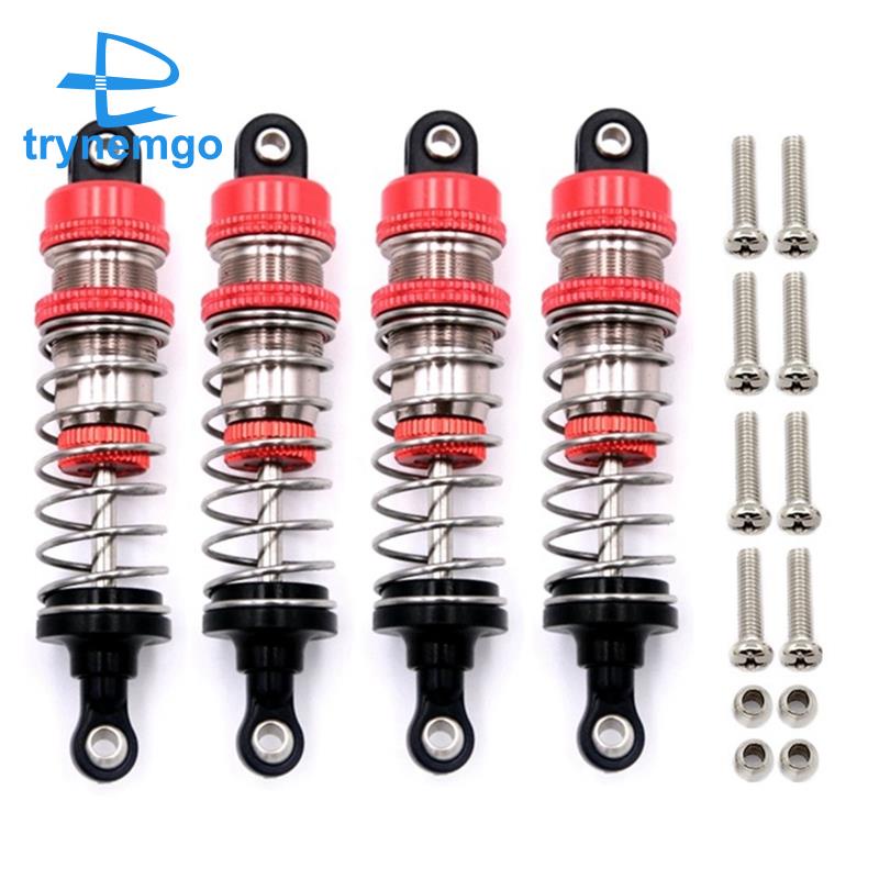 4 Phuộc Giảm Xóc Kim Loại Cho WLtoys 144001 144010 124007 124016 124017 124018 1240190 Phụ Kiện Cho Xe Hơi Điều Khiển Từ Xa