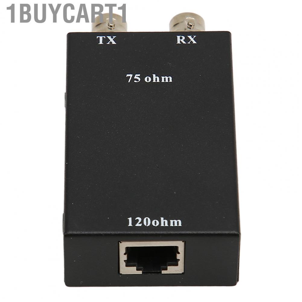 1buycart1 BNC To RJ45 Adapter  75ohm 12ohm Ethernet G.703 Balanced Unbalanced Fireproof for Road Traffic Monitoring System