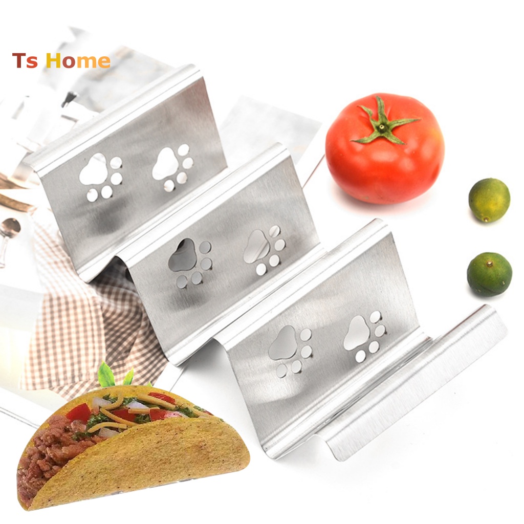 Giá Đỡ Bánh Taco Bằng Thép Không Gỉ Tiện Dụng