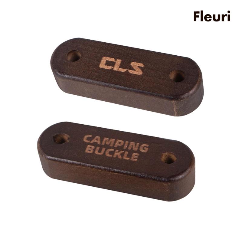 Set 2 Khóa Dây Lều Bằng Gỗ Chống Gió Điều Chỉnh Được Tiện Lợi Dành Cho Hoạt Động Ngoài Trời