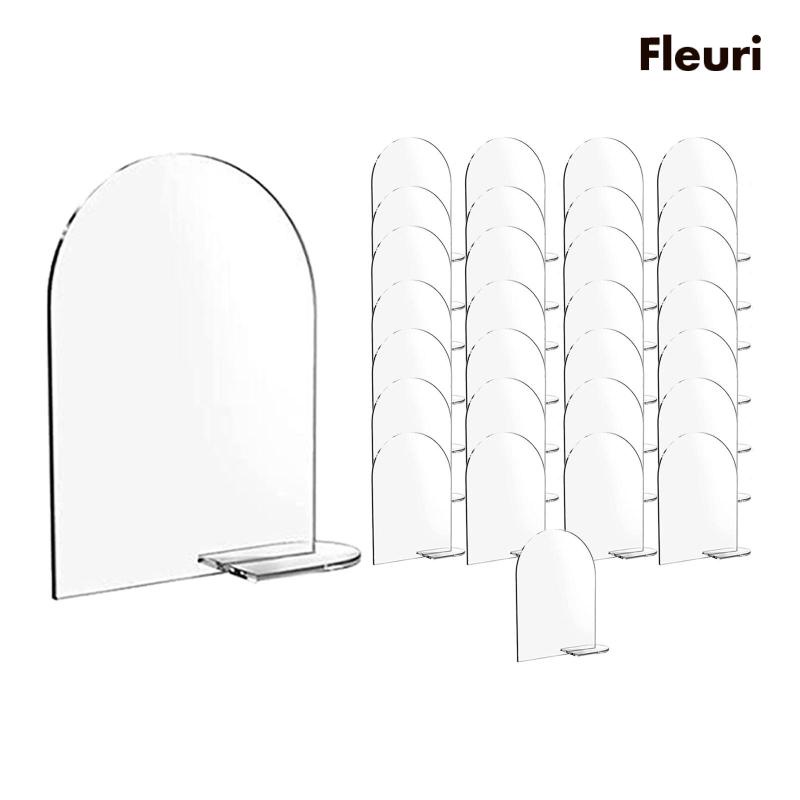 Giá Đỡ Bảng Tên Bằng Acrylic Trơn Kèm Giá Đỡ Tiện Dụng Cho Khách Dự Tiệc Cưới / Văn Phòng