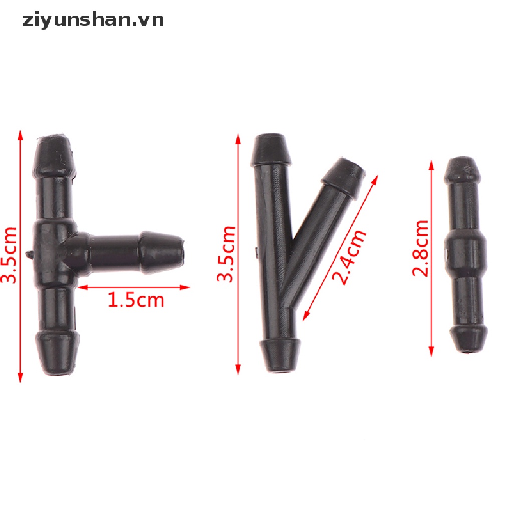 Set 18 Đầu Nối Ống Nước Rửa Kính Chắn Gió Loại T Y I