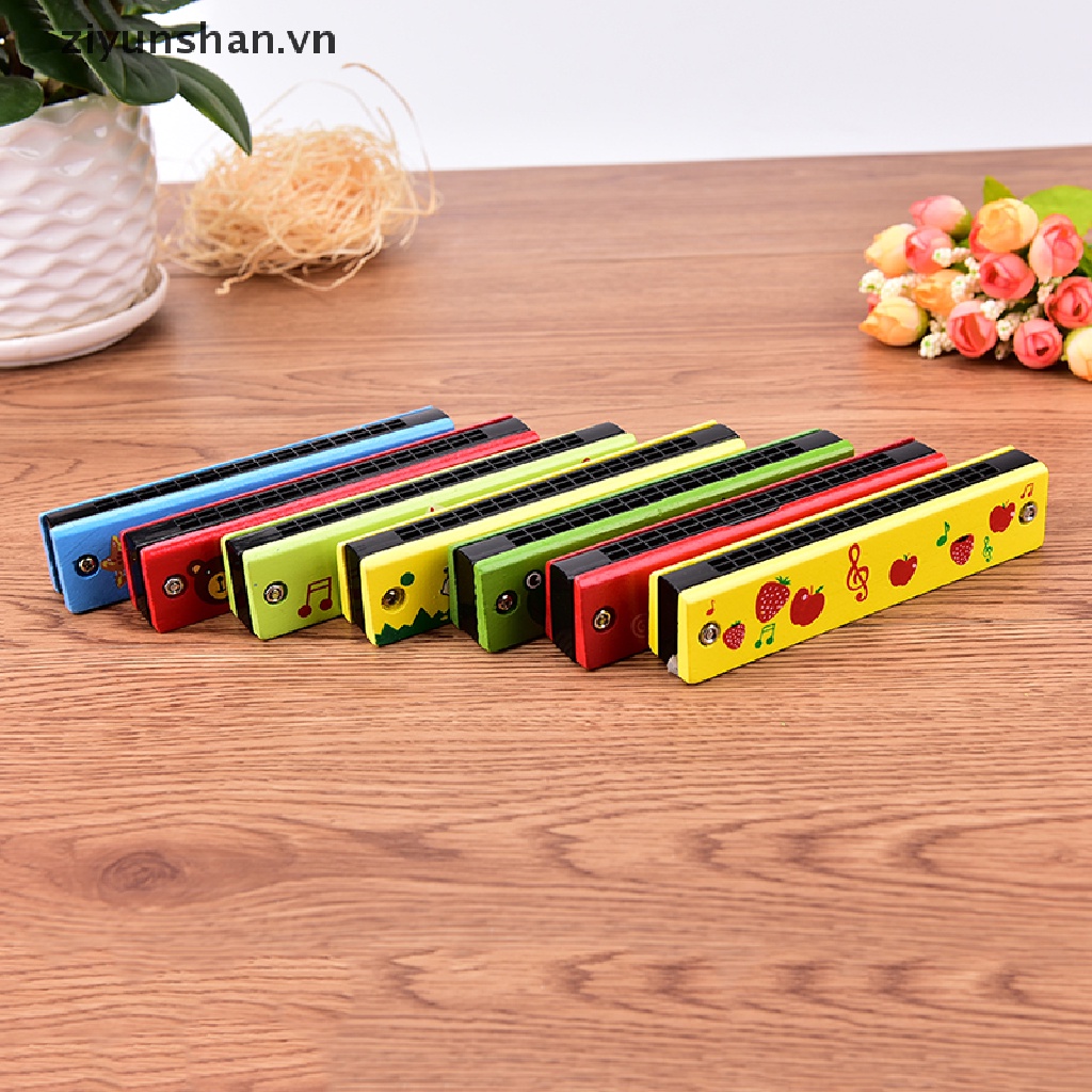 Kèn Harmonica 16 Lỗ Nhiều Màu Sắc Dễ Thương Cho Bé