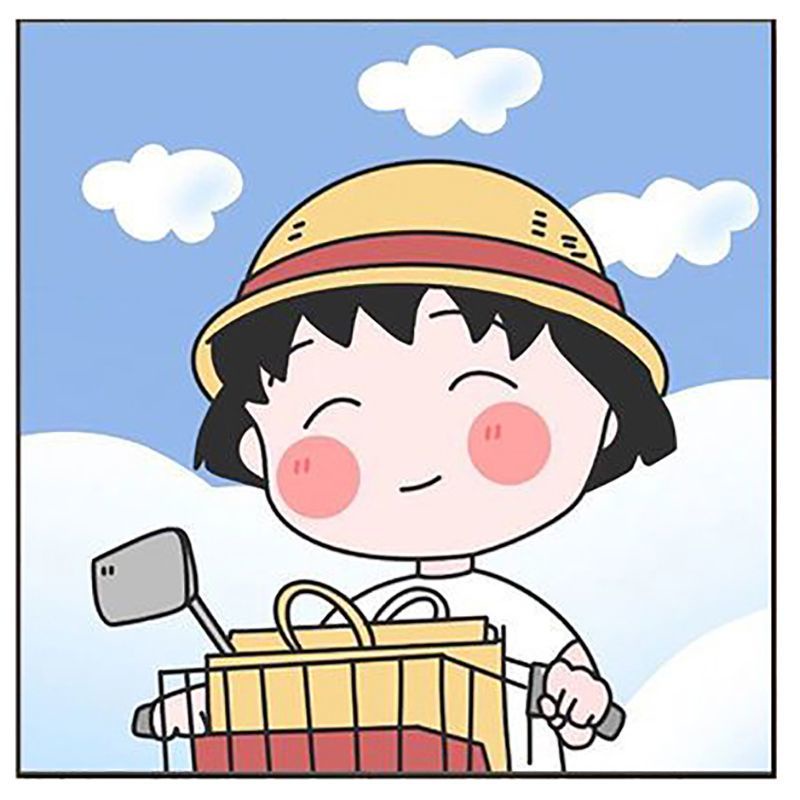 Bộ Tranh Đính Đá Tự Làm Họa Tiết Hoạt Hình Maruko Cho Bé