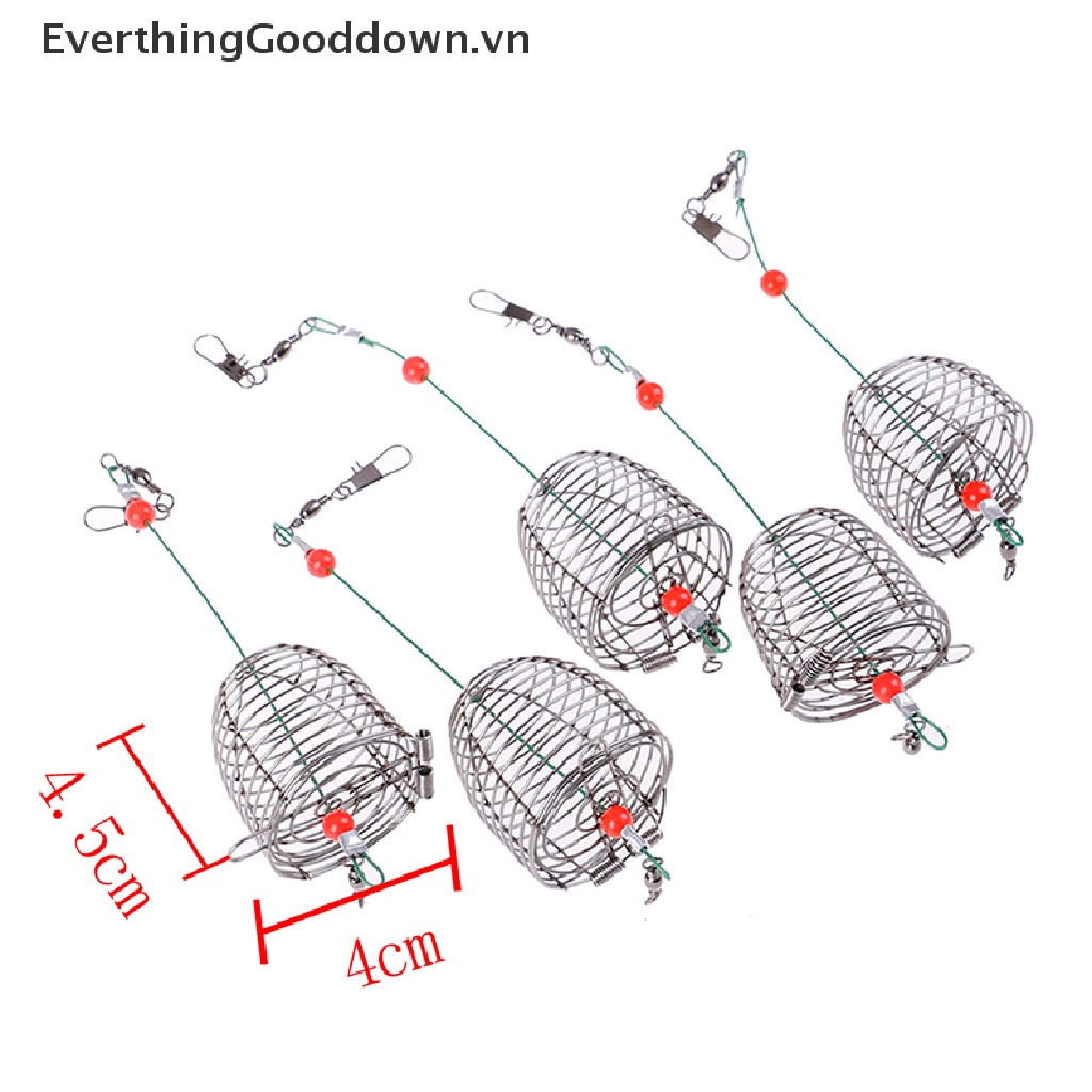 Everthinggooddown 5 Cái Lồng Giữ Mồi Câu Cá Dây vn