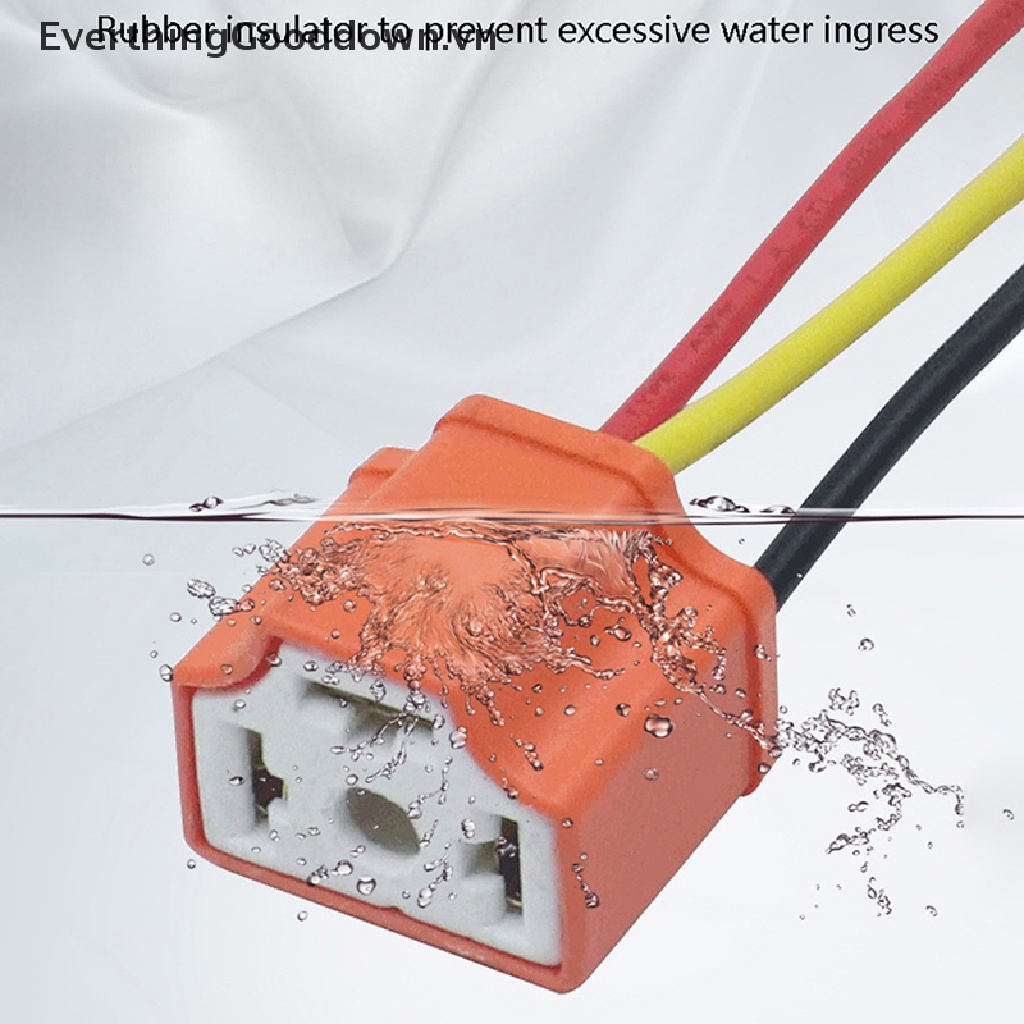 Giá Đỡ Bóng Đèn Pha LED H4 Bằng Gốm Chuyên Dụng Cho Xe Hơi