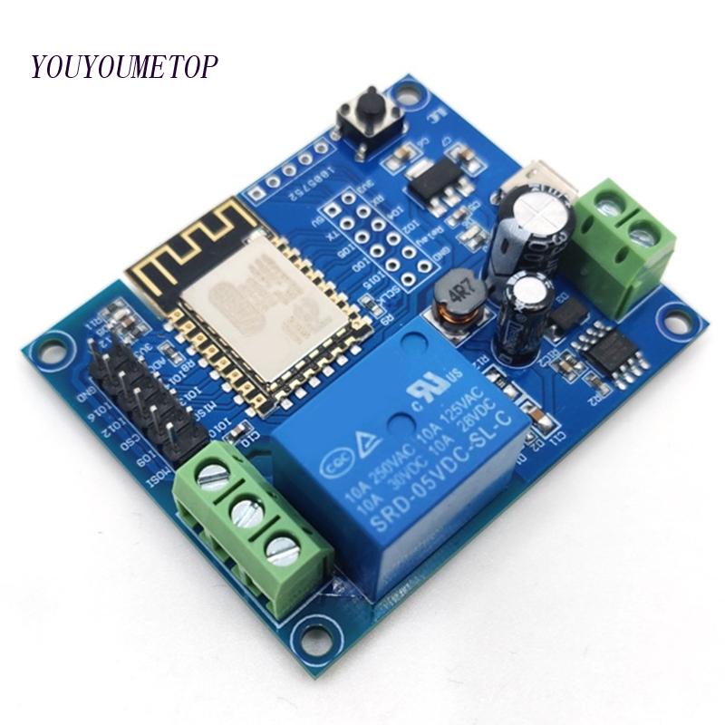Mô Đun Rơ Le Wifi ESP8266WIFI 4M BYTE 59x43mm Chuyên Dụng