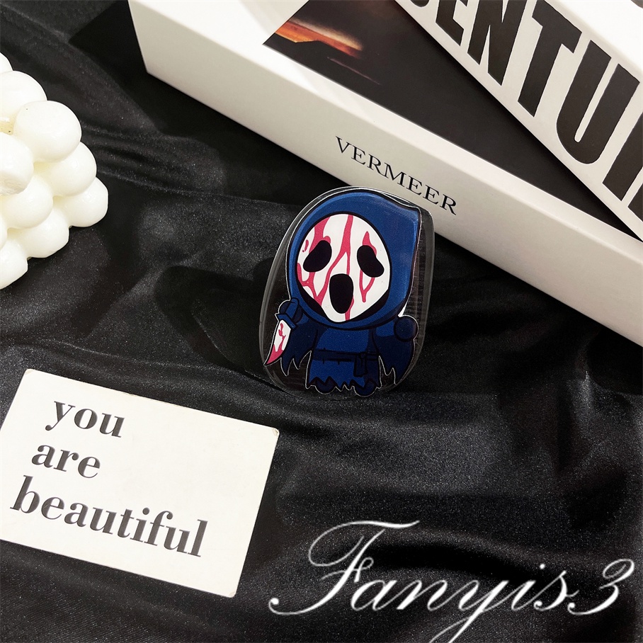 Giá Đỡ Điện Thoại / Đồ Trang Điểm Đa Năng Có Thể Rút Gọn Và Gấp Gọn Hình Death God Dùng Khi Chạy Xe Đạp