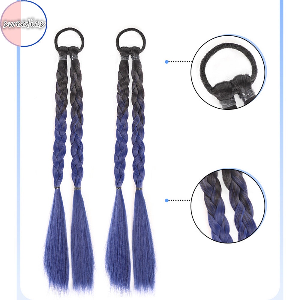 1 Bộ Tóc Giả Thắt Bím Đuôi Ngựa Kiểu Dáng Thời Trang Cho Nữ