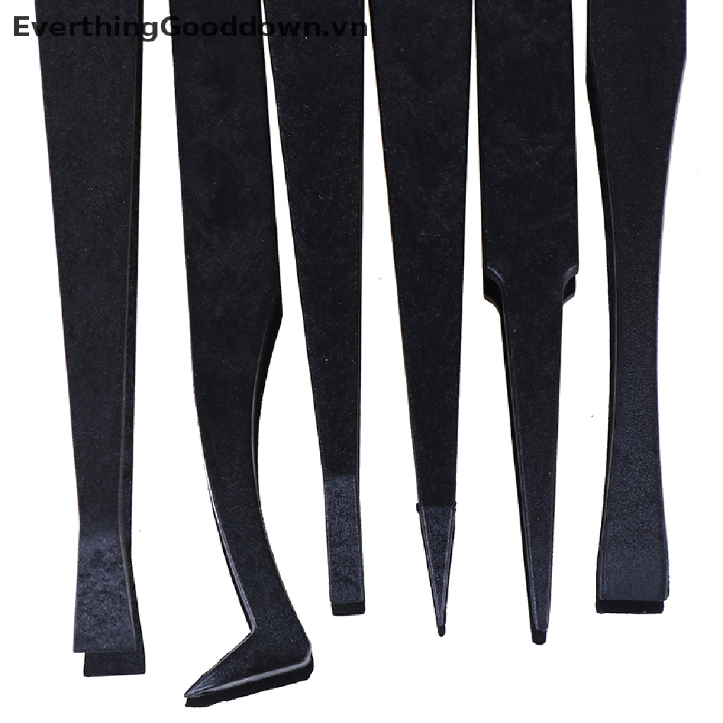 Set 6 Dụng Cụ Làm Đồ Thủ Công Màu Đen Chống Tĩnh Điện Cách Nhiệt Vn